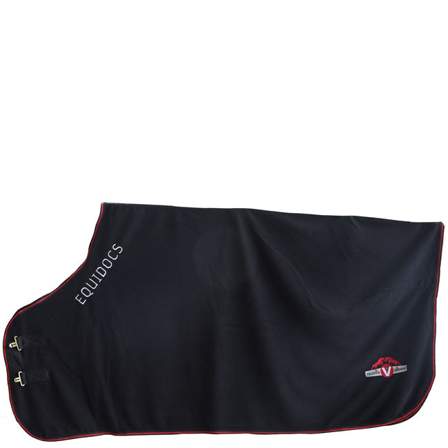 Fleece Abschwitzdecke für Pferde schwarz Gr. 165cm