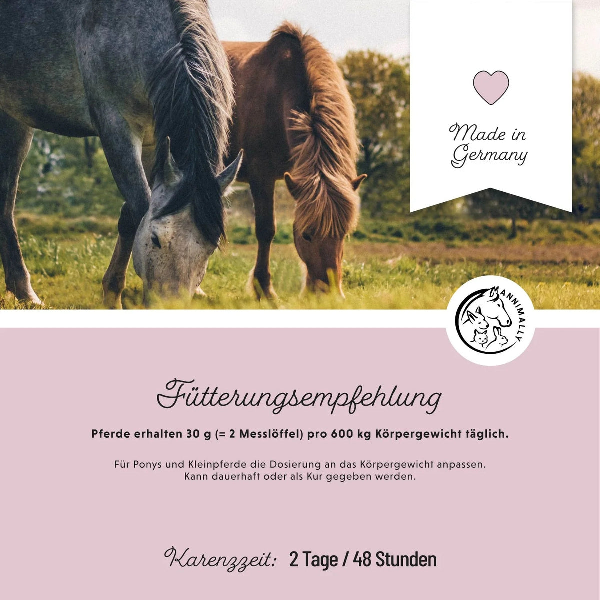 Annimally Nervenstärke Relax Pulver für Pferde 850g
