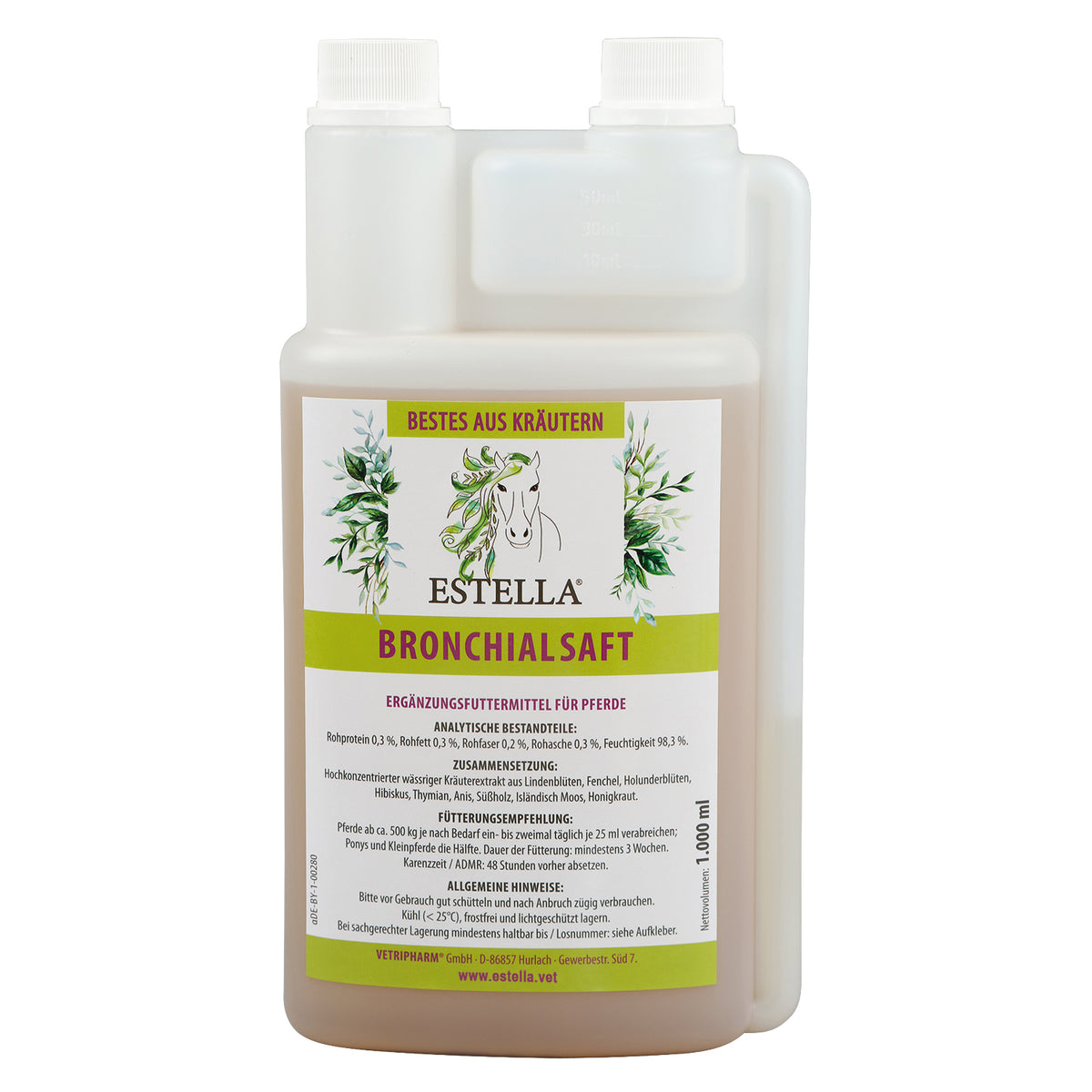 ESTELLA Bronchialsaft für Pferde 1000ml