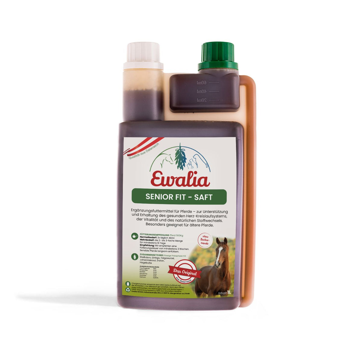 Ewalia Senior Fit-Saft für Pferde 1000ml