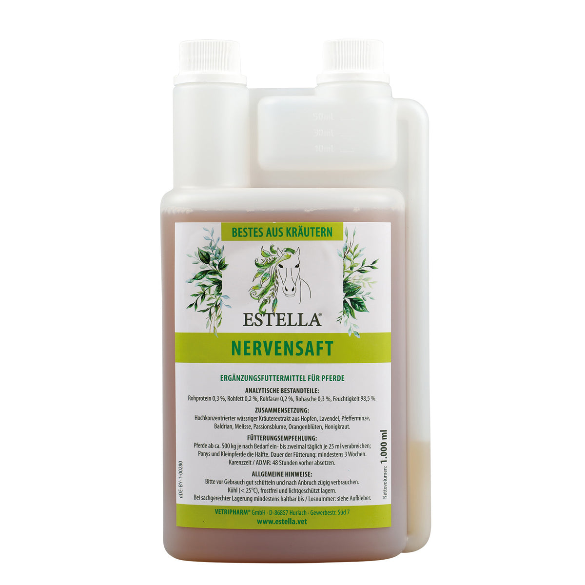 ESTELLA Nervensaft für Pferde 1000ml
