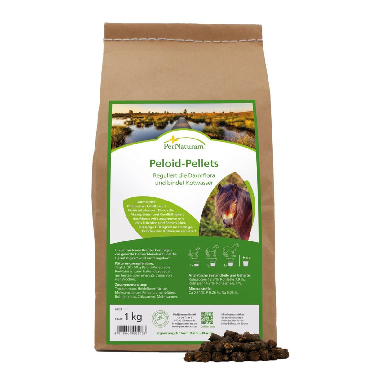 PerNaturam Peloid-Pellets 1000g MHD 12.01.2027