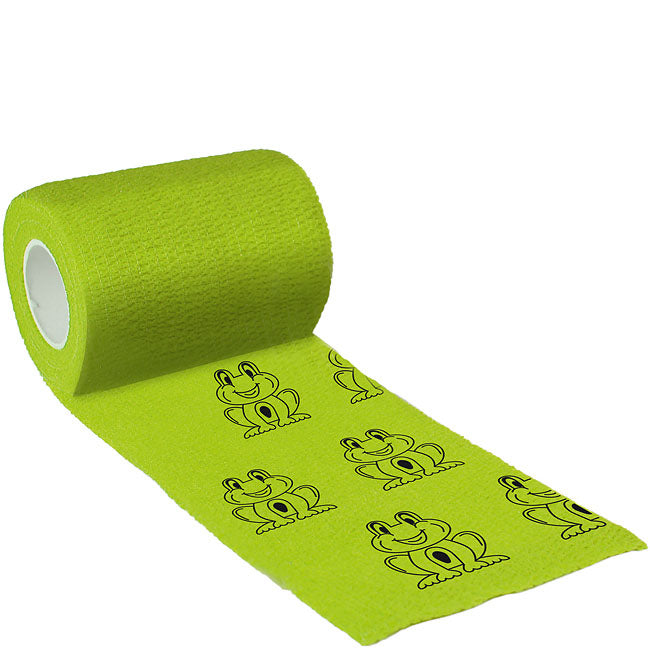 Binde Bandage 5cm x 4,5m, grün, Frosch