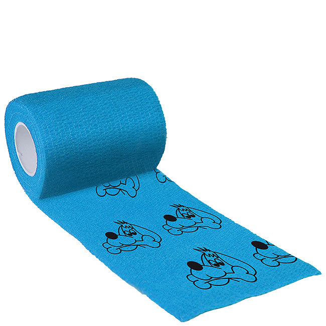 Binde Bandage 7,5cm x 4,5m, Bandage, blau, Hund