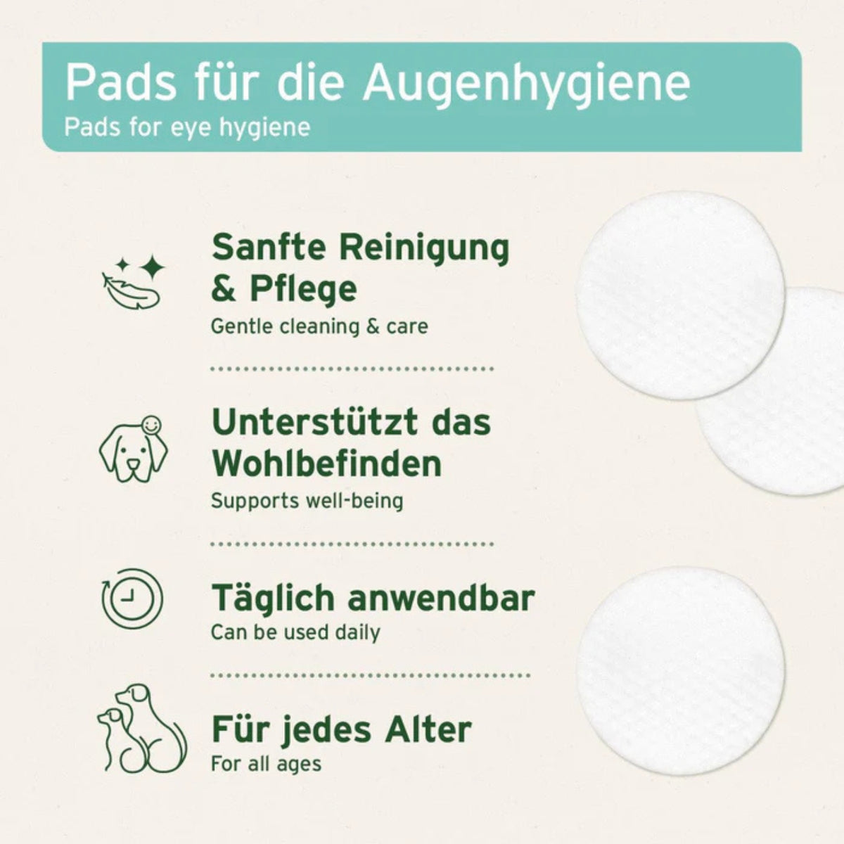 AniForte Augen-Reinigungspads 100 Stück