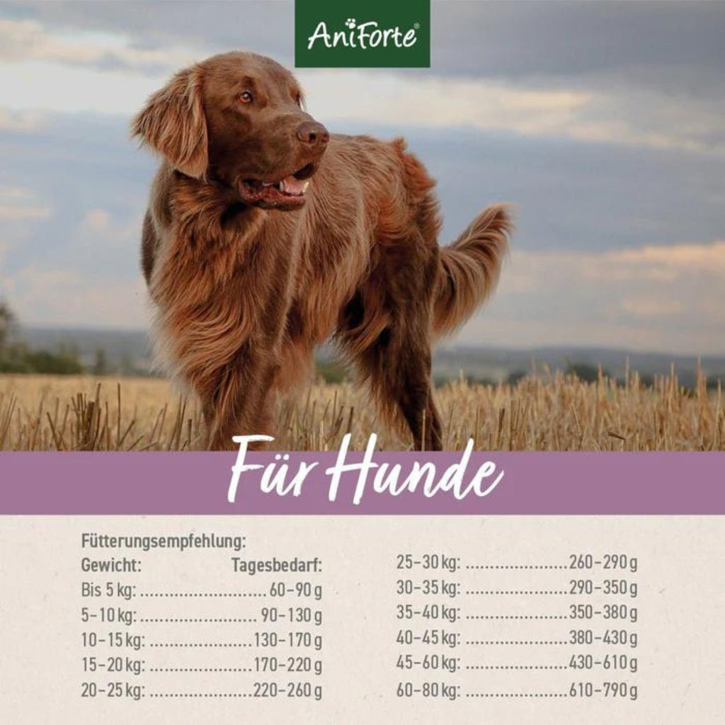 AniForte Trockenfutter FreelandDuck für Hunde 2kg MHD 30.11.2026