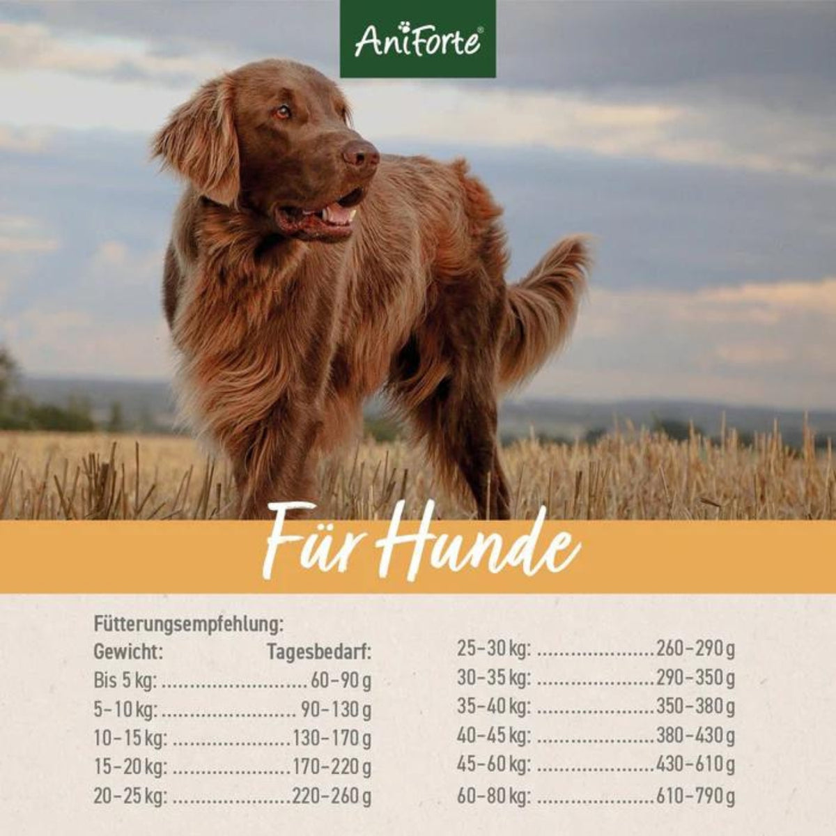 AniForte Trockenfutter LandChicken für Hunde 12,5kg