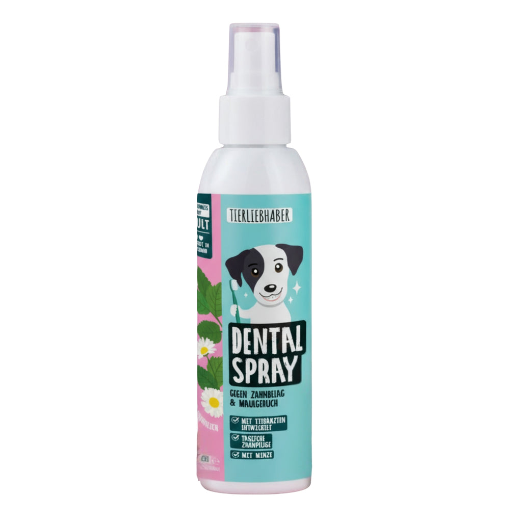 Tierliebhaber Dentalspray mit Minze für Hunde und Katzen 150 ml MHD 05.02.2027