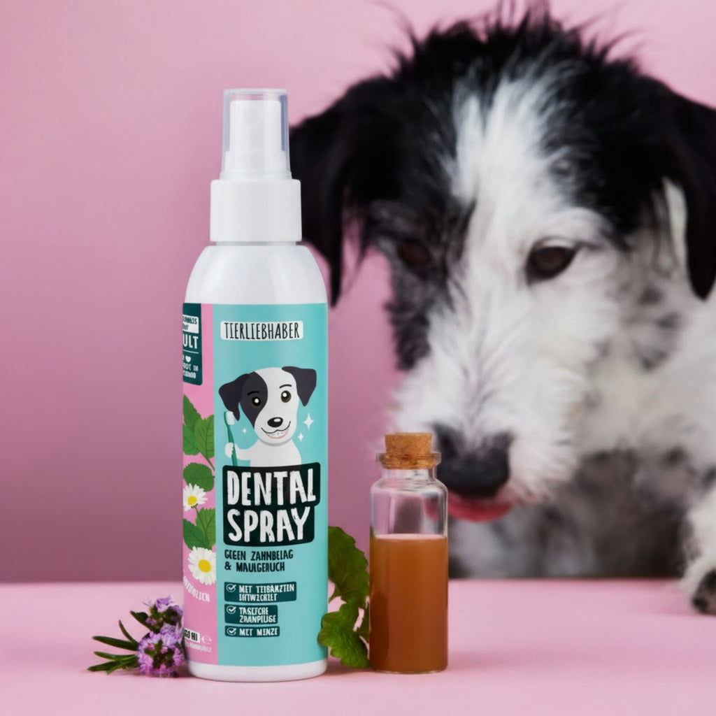 Tierliebhaber Dentalspray mit Minze für Hunde und Katzen 150 ml MHD 05.02.2027