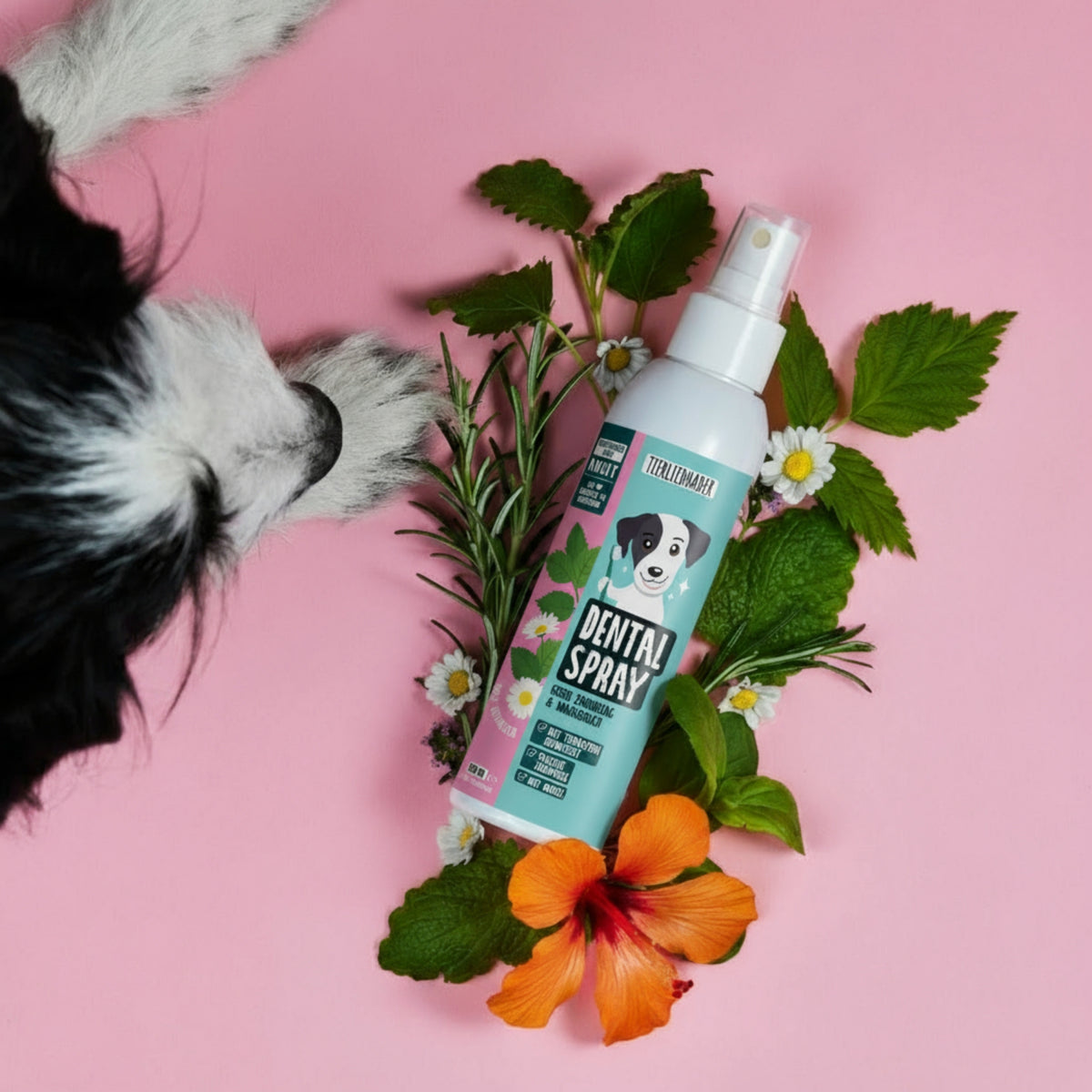 Tierliebhaber Dentalspray mit Minze für Hunde und Katzen 150 ml MHD 05.02.2027