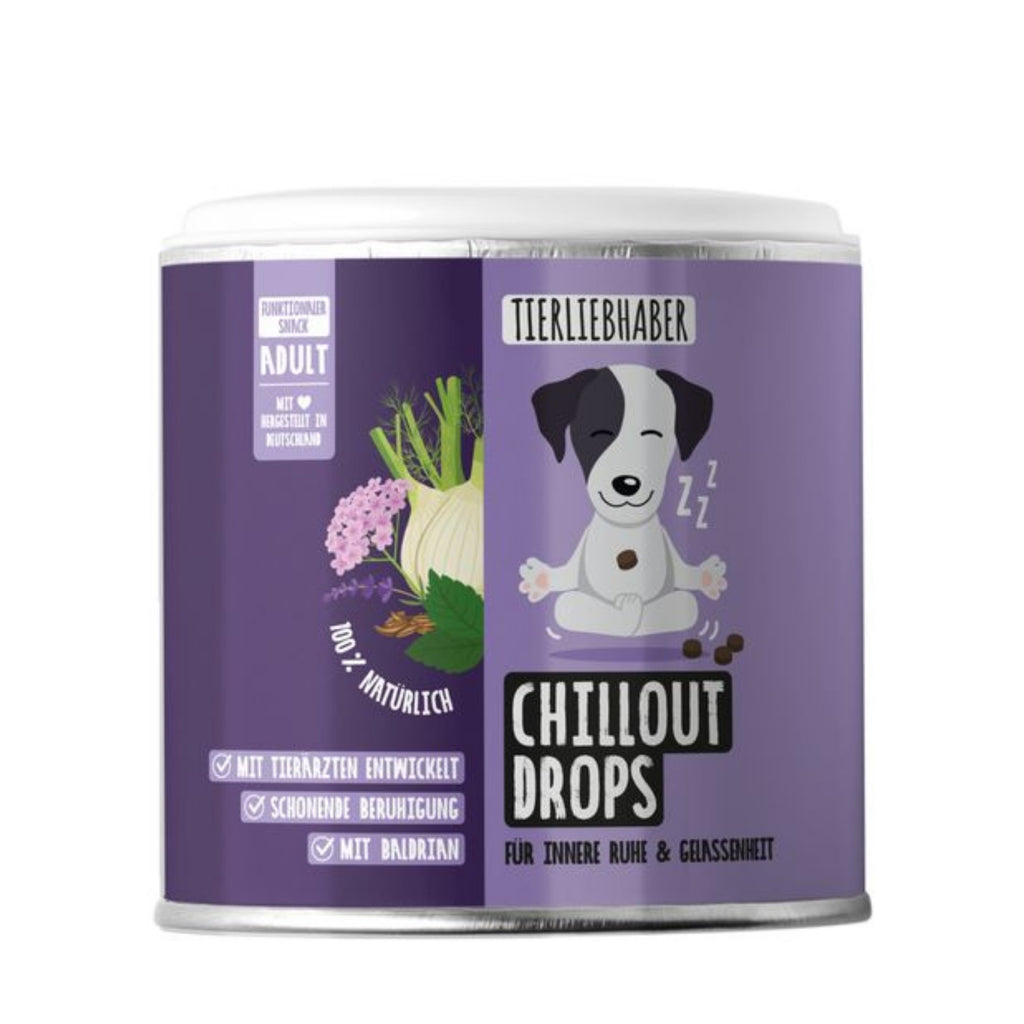 Tierliebhaber Chillout Drops für Hunde 350 g MHD 01.02.2027