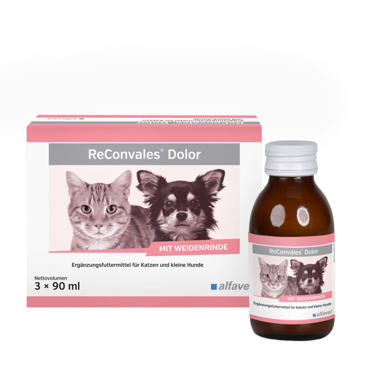 ReConvales Dolor 3x90ml flüssig Hund Katze MHD 30.11.2026