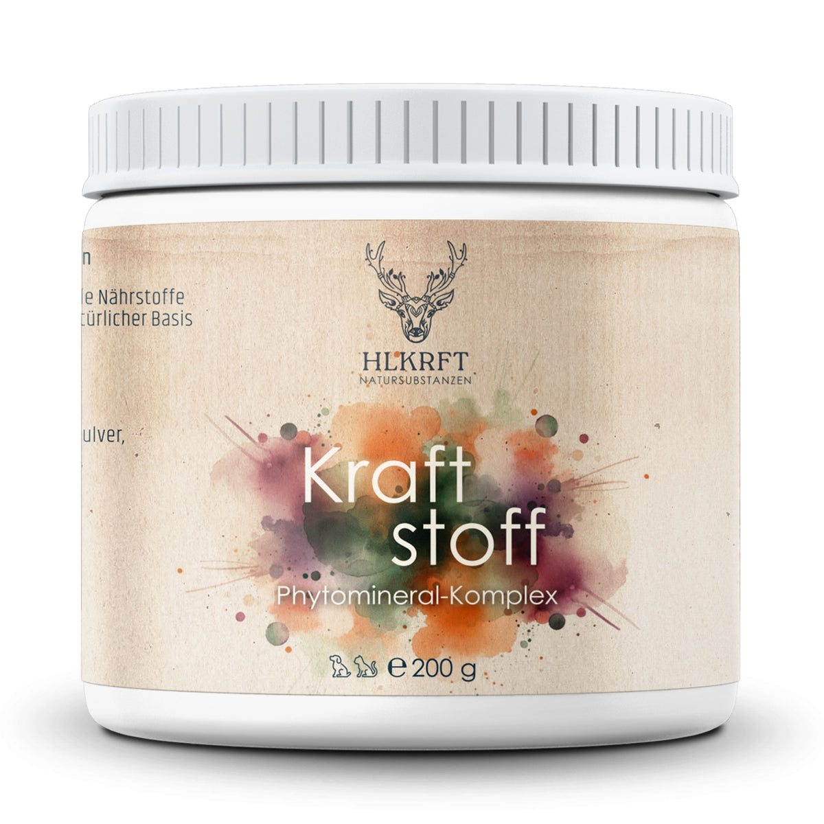 Hlkrft Kraftstoff Phytomineral-Komplex für Hunde und Katzen 200g MHD 30.11.2026